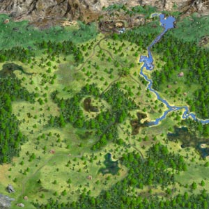 Дизайн браузерной он-лайн игры «Эсцилон». Карта мира.